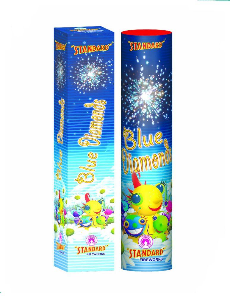 3 INCH  BLUE DIAMONDS